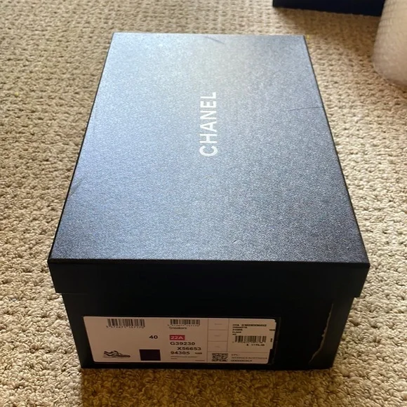 Chanel shoe hotsell box storage